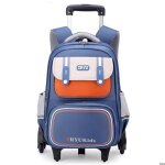 Cartable a roulette garcon primaire 28 litres sac  dos pour enfant avec chariot sac dcole trolley pour ...