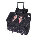 Cartable  roulettes karl marc john magic wings 41cm 2 compartiments