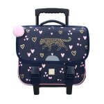 Cartable à roulettes milky kiss heart of gold 38 cm tigre Cartable à roulettes milky kiss heart of gold 38 cm tigre