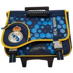 Cartable � roulettes real madrid bleu 41 cm - 2 cpt