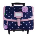 Cartable � roulettes tanns les fantaisies romy 38 cm 2 compartiments