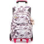 Cartable roulette - - violet - lger - 6 roues - pour fille primaire violet pzcc