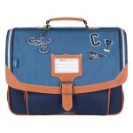 Cartable - tanns - clment - 38cm - bleu - enfant - bouteilles recycles