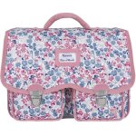 Cartable - tanns - fleurs - multicolore - polyester recycl - 33 cm