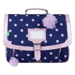 Cartable - tanns - romy - 38cm - bleu marine - Éco - responsable - primaire Cartable - tanns - romy - 38cm - bleu marine - Éco - responsable - primaire