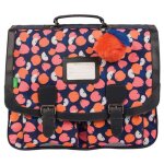 Cartable - tanns - sofia - 41cm - rose - bouteilles recyclées - fille Cartable - tanns - sofia - 41cm - rose - bouteilles recyclées - fille