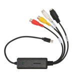 Carte de capture audio et vido de type c adaptateur convertisseur rca vers usb pour vista xp pour os ...