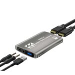 Carte de capture vido - adaptateur hdmi - usb 3. 0 - 4k - 1080p / 60hz - compatible windows / linux ...