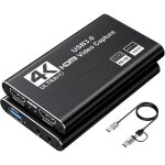 Carte dacquisition vido usb 3. 0 4k hdmi en boucle 1080p 60fps / 2k 30fps pour le streaming fonctionne ...