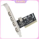 Carte dextension pci 4 adaptateurs hub pci vers usb 2. 0 convertisseur de carte pci e haute vitesse accessoire ... Carte dextension pci 4 adaptateurs hub pci vers usb 2. 0 convertisseur de carte pci e haute vitesse accessoire ...