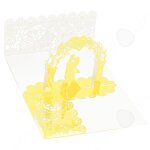 Cartes dinvitation de mariage 18x125 cm 50 pcs pop - up 3d romantique flicitations rception invitation ...