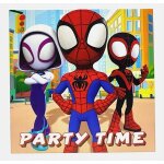 Cartes d?invitation anniversaire spidey spiderman ? lot de 8 avec enveloppes
