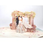 Carte de mariage 3d arche de roses romantique de v?ux faite main pour anniversaire de mariage format ... Carte de mariage 3d arche de roses romantique de v?ux faite main pour anniversaire de mariage format ...