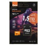 Carte m�moire avec adaptateur micro sdxc 15 to u3 a2 v30 - dato advance (dttf1. 5tu3a2v30a) - noir