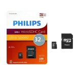 Carte m�moire - philips - microsdhc 32gb - classe 10 - vitesse 100mb / s - a1 fast app performance