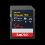 Carte mmoire sd sandisk extreme pro 64go sdxc uhs - ii jusqu 300mb / s v90 8k 4k uhd sd carte mmoire ...