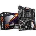 Carte m�re pour processeurs amd ryzen - gigabyte - a520 aorus elite - socket am4 - ddr4 jusqu� 4733 mhz ...