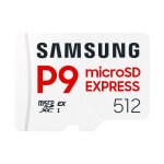 Carte microsdxc express - samsung - 512 go - p9 express - 800 mo / s - classe 10 - antimagn�tique - �tanche ...