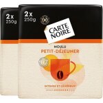 Carte noire - moulu petit d�jeuner 1kg - arabica et robusta - intensit� 7 - caf� long - intense et aromatique ...