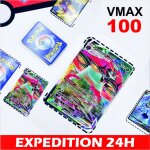 Cartes pokemon fran�aises vmax 100 pi�ces entra�neur d�nergie en �quipe holographique pikachu cartes ...