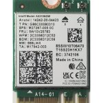 Carte r�seau - intel - ax210. ngwg - wi - fi 6e - bluetooth 5. 2 - double flux
