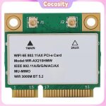 Carte rseau interne sans fil gigabit triple bande ax210 5374m wifi 6e 5g minipcie 5. 2 bt port mini ...