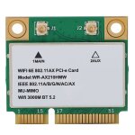 Carte rseau sans fil 5374m wifi 6e 5g triple bande gigabit 6 ghz pcb carte wifi avec port mini pcie ...
