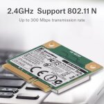 Carte sans fil 2. 4g bluetooth wifi 2 en 1 pour mini logement pour carte pci - e pour dell - asus - toshiba ...