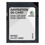 Carte sd navigation gps europe - v21 ece 2025 2026 - compatible avec skoda - amundsen - discovery media ...