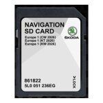 Carte sd navigation gps - skoda - v22 ece 2026 - 32 go - compatible amundsen - discovery media 2 mib2 ...
