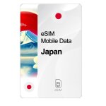 Carte sim (esim) internet japon valable 30 jours trafic 10 gb
