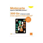 Carte sim orange mobicarte premium 300go appels sms illimit� 2h30 internationale