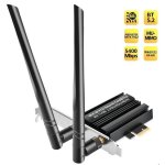 Carte wifi 6e - otbact - pcie - 5400 mbps - bluetooth 5. 2 - tri - bandes 6 / 5 / 2. 4 ghz