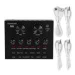 Carte son de diffusion en direct v8 pour tlphone portable hte usb ordinateur multifonction karaok ...