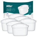 Cartouche filtrante - sillar - cartouche pour brita - lot of 6 - remplacement pour brita maxtra style ...