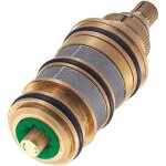 Cartouche thermostatique et poignée en laiton pour le bain pour mitigeur mélangeur barre de douche robinet ... Cartouche thermostatique et poignée en laiton pour le bain pour mitigeur mélangeur barre de douche robinet ...
