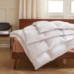 Casabel couette 240 x 260 cm en plumes de canard 500 g / m - chaleur optimale enveloppe hypoallergnique ...