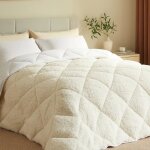 Casabel couette sherpa 240x260?cm 450?gsm polyester réversible face sherpa douillette ou microfibre fraîche ... Casabel couette sherpa 240x260?cm 450?gsm polyester réversible face sherpa douillette ou microfibre fraîche ...
