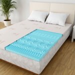 Casabel surmatelas 140 x 190 cm mousse à memoire de forme 6 cm + housse en coton - sur - matelas double ... Casabel surmatelas 140 x 190 cm mousse à memoire de forme 6 cm + housse en coton - sur - matelas double ...