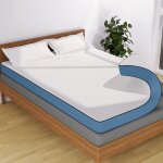 Casabel surmatelas 160 x 200 cm � m�moire de forme - epaisseur de 7 cm - confort moelleux ou tonique ...