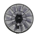 Casafan airos eco silent wall sw ventilateur mural 90 w () 514 mm noir avec tlcommande minuteur oscillant ...