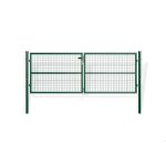 Portail battant grillag� - casanoov - olga - 3m h. 106cm - vert - acier