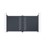 Portail battant - casanoov - arlberg - 3m h. 145cm - gris anthracite - aluminium Portail battant - casanoov - arlberg - 3m h. 145cm - gris anthracite - aluminium