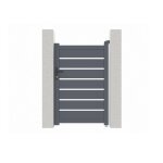 Portillon - casanoov - vogel - 1m h. 143cm - gris - aluminium Portillon - casanoov - vogel - 1m h. 143cm - gris - aluminium
