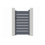 Portillon - casanoov - vogel - 1m h. 161cm - gris - aluminium Portillon - casanoov - vogel - 1m h. 161cm - gris - aluminium
