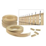 Casanoov rouleau brise - vue pvc 400m baldo l. 46mm beige