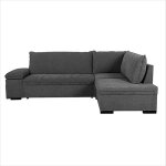 Alya canap� dangle reversible convertible noir black (tissu tiss� plat ) - taille l - 5 / 6 places - ...