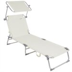 Casaria chaise longue pliable ibiza crème dossier réglable pare - soleil intégré compacte et transportable ... Casaria chaise longue pliable ibiza crème dossier réglable pare - soleil intégré compacte et transportable ...