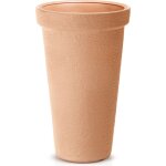 Casaria pot de fleurs xxl terracotta 42l bac � plantes 63x40cm rond r�sistant � lhiver jardin terrasse ...