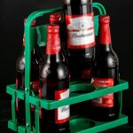 Casier à bière plastique casier à bouteilles de vin portable pliant boîte de 6 bières en bouteille porte ... Casier à bière plastique casier à bouteilles de vin portable pliant boîte de 6 bières en bouteille porte ...